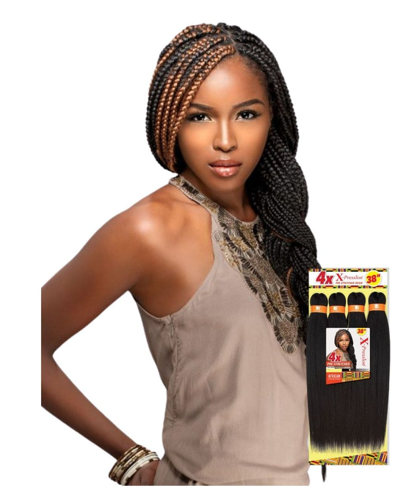 Sensationnel African Collection - 4X Pre-Stretched X-Pression Braid 38"