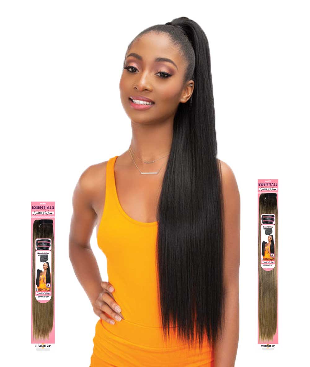 Janet Essentials Snatch & Wrap Pony - Straight, HAIR EXTENSIONS - Cloré Beauty