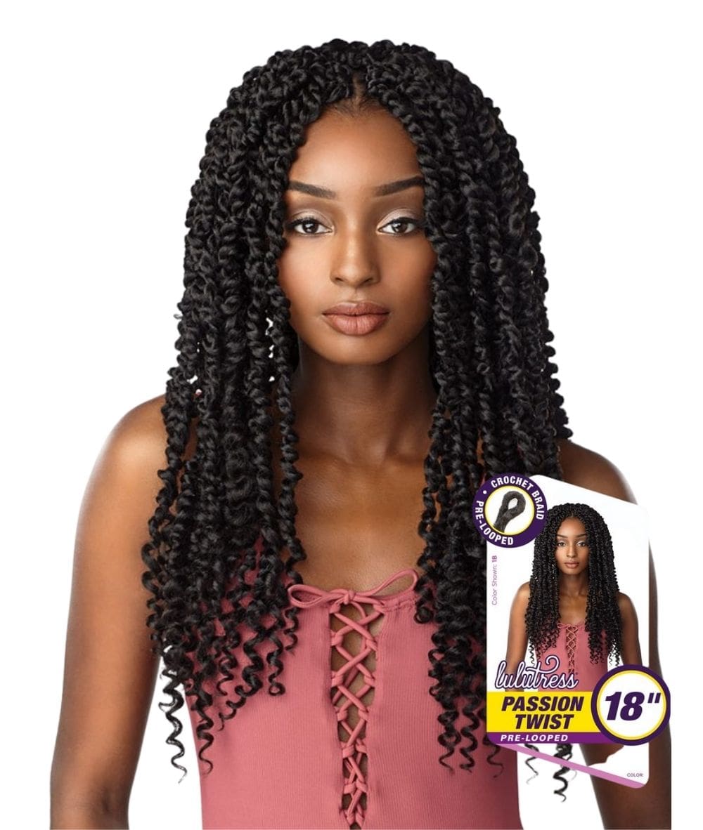Sensationnel Lulutress Crochet Braid - Passion Twist 18 inch, HAIR EXTENSIONS - Cloré Beauty