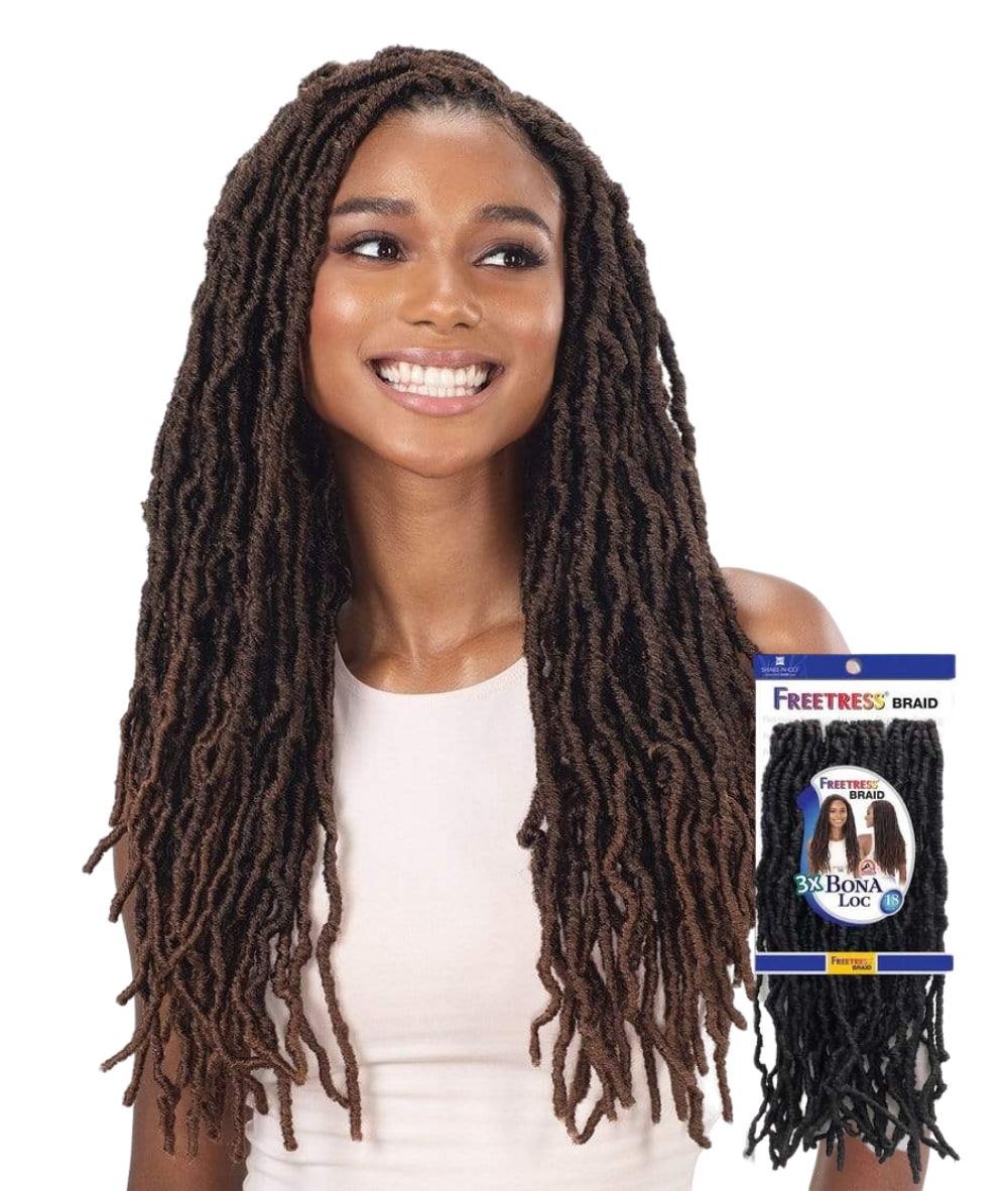 Shake-N-Go Freetress Braid - 3X Bona Loc 18"