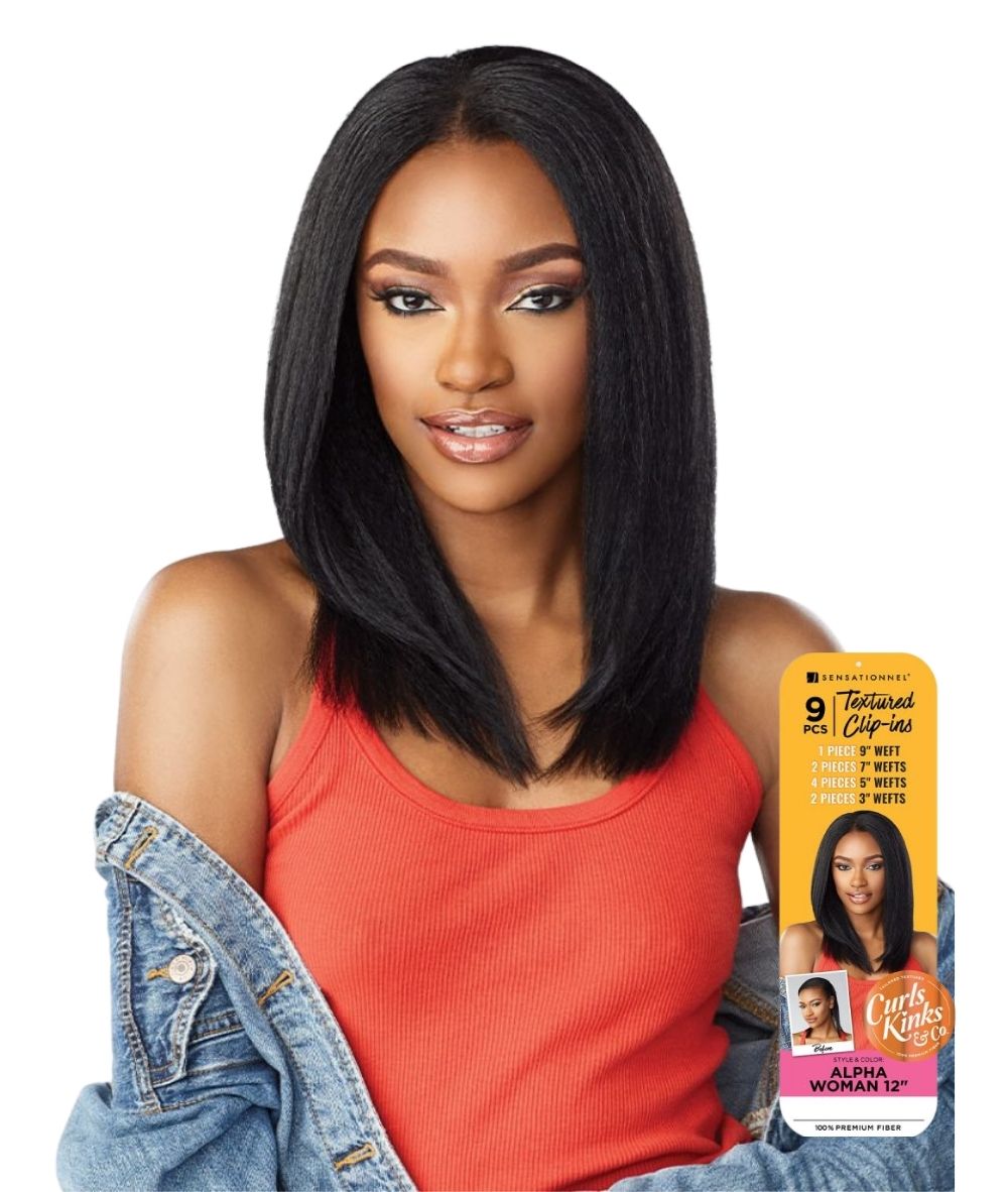 Sensationnel Curls Kinks&Co Clip In - Alpha Woman, HAIR EXTENSIONS - Cloré Beauty