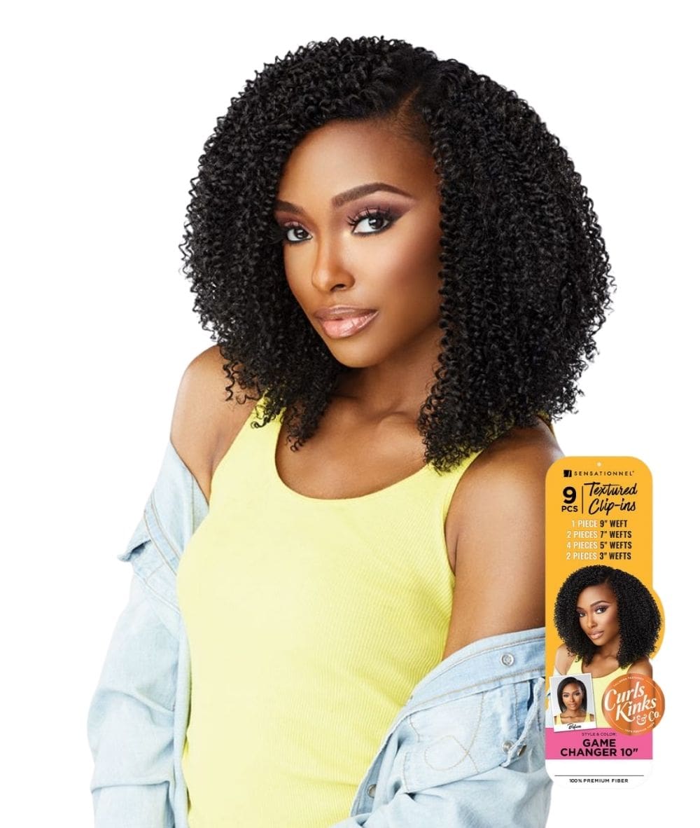 Sensationnel Curls Kinks & Co Clip In - Game Changer 10 inch, HAIR EXTENSIONS - Cloré Beauty