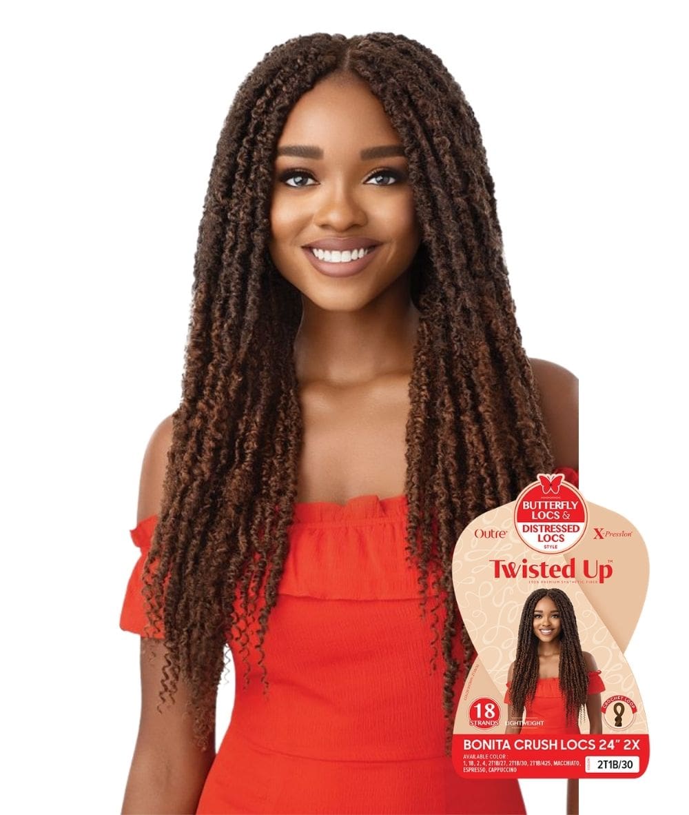 Outre X-Pression Twisted Up - Bonita Crush Locs 2X 24 inch, HAIR EXTENSIONS - Cloré Beauty