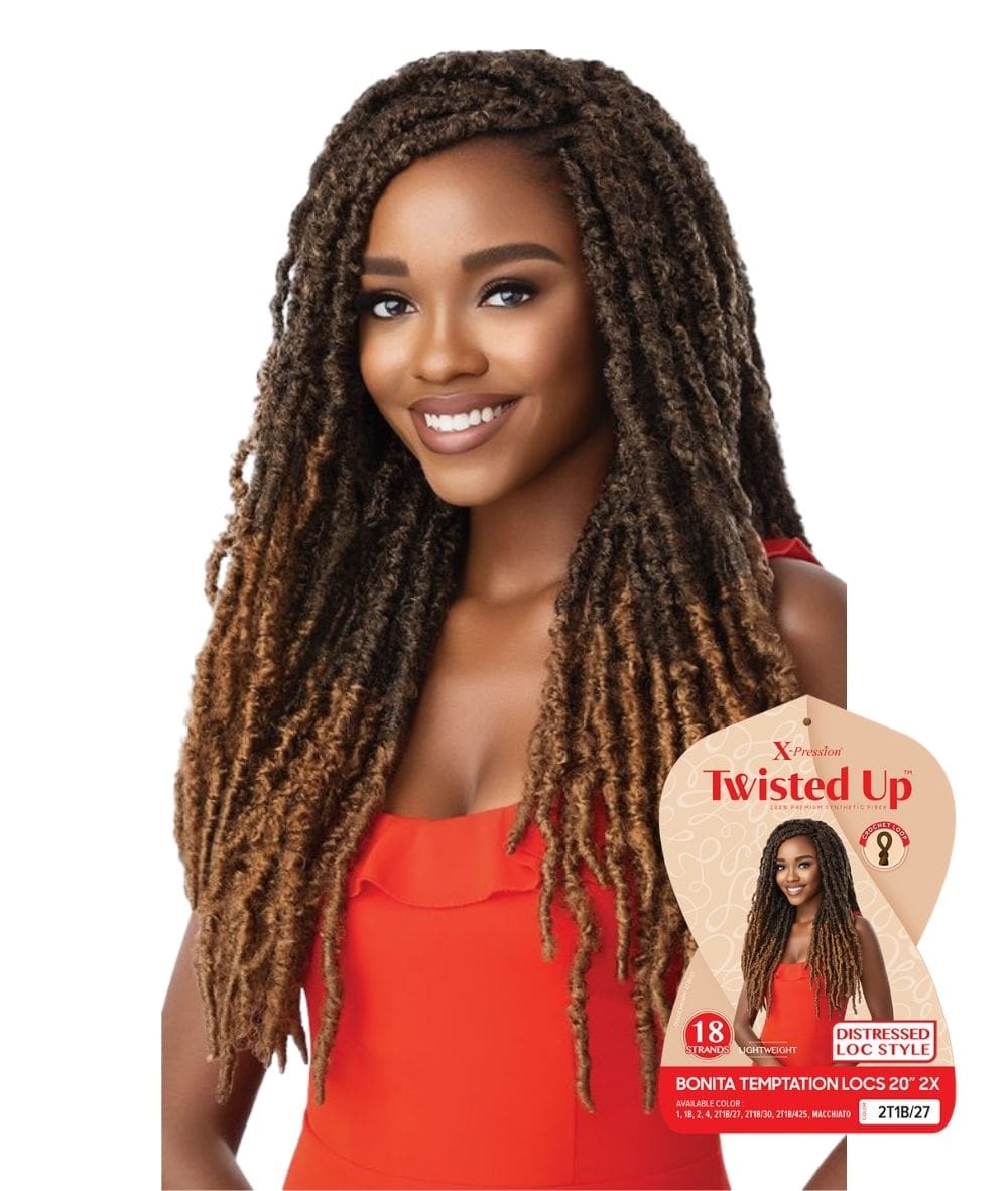 Outre X-Pression Twisted Up - Bonita Temptation Locs 2X 20 inch, HAIR EXTENSIONS - Cloré Beauty