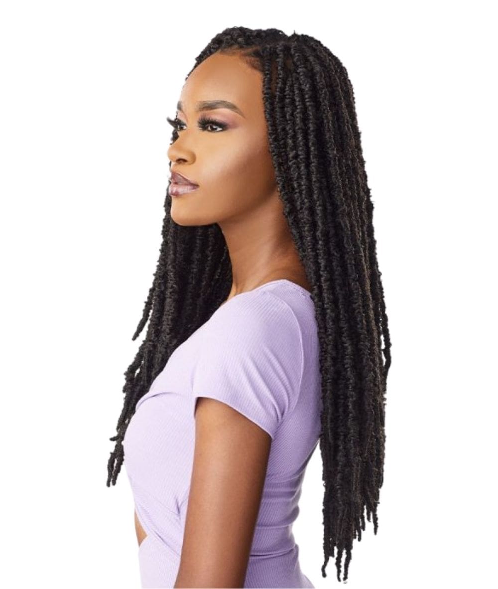 Sensationnel Lulutress Crochet Braid - 2X Skinny Butterfly Locs 18"