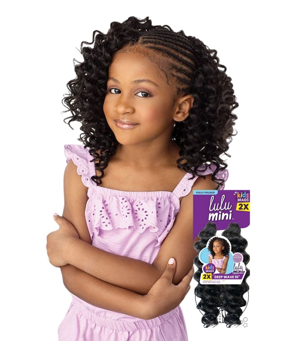 Sensationnel Lulu Mini Kids Braids - 2X Deep Wave10"