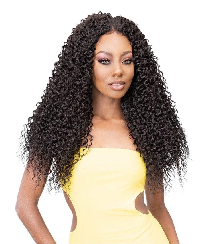 Janet Remy Illusion 3Pcs + 6X6 Free Part Lace Closure - Water Wave