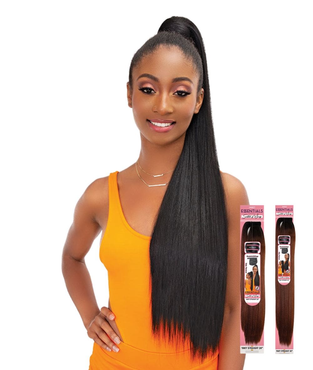 Janet Essentials Snatch & Wrap Pony - Yaky Straight, Hair Extensions - Cloré Beauty