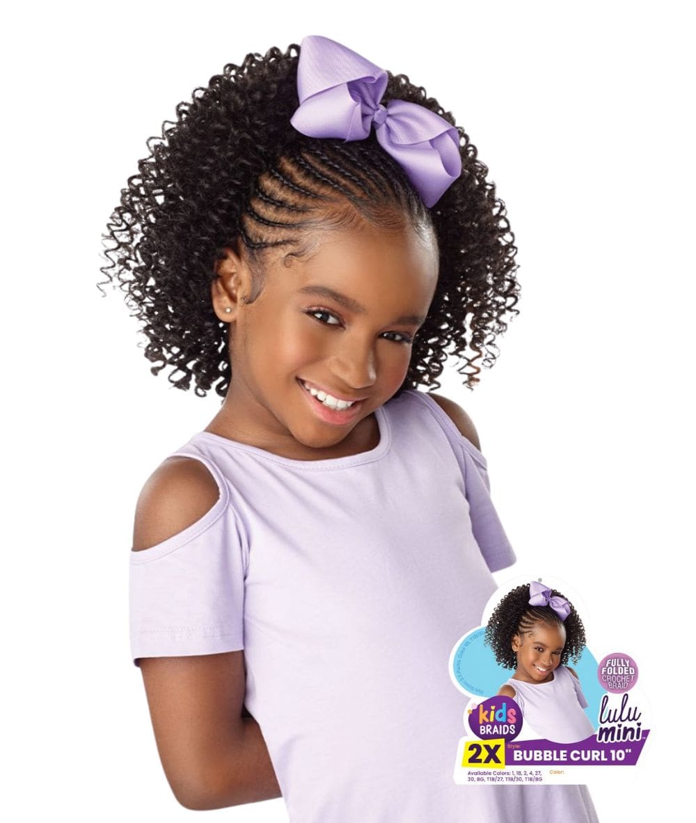 Sensationnel Lulu Mini Kids Braids - 2X Bubble Curl 10"