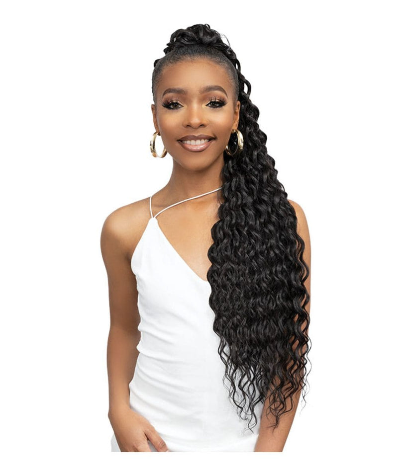 Janet Remy Illusion Virgin Human Hair Dupe Pony - Wave 32"