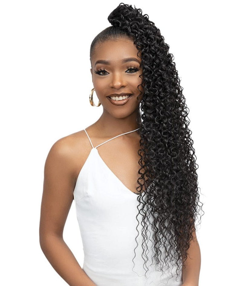 Janet Remy Illusion Virgin Human Hair Dupe Pony - Water Wave 32"
