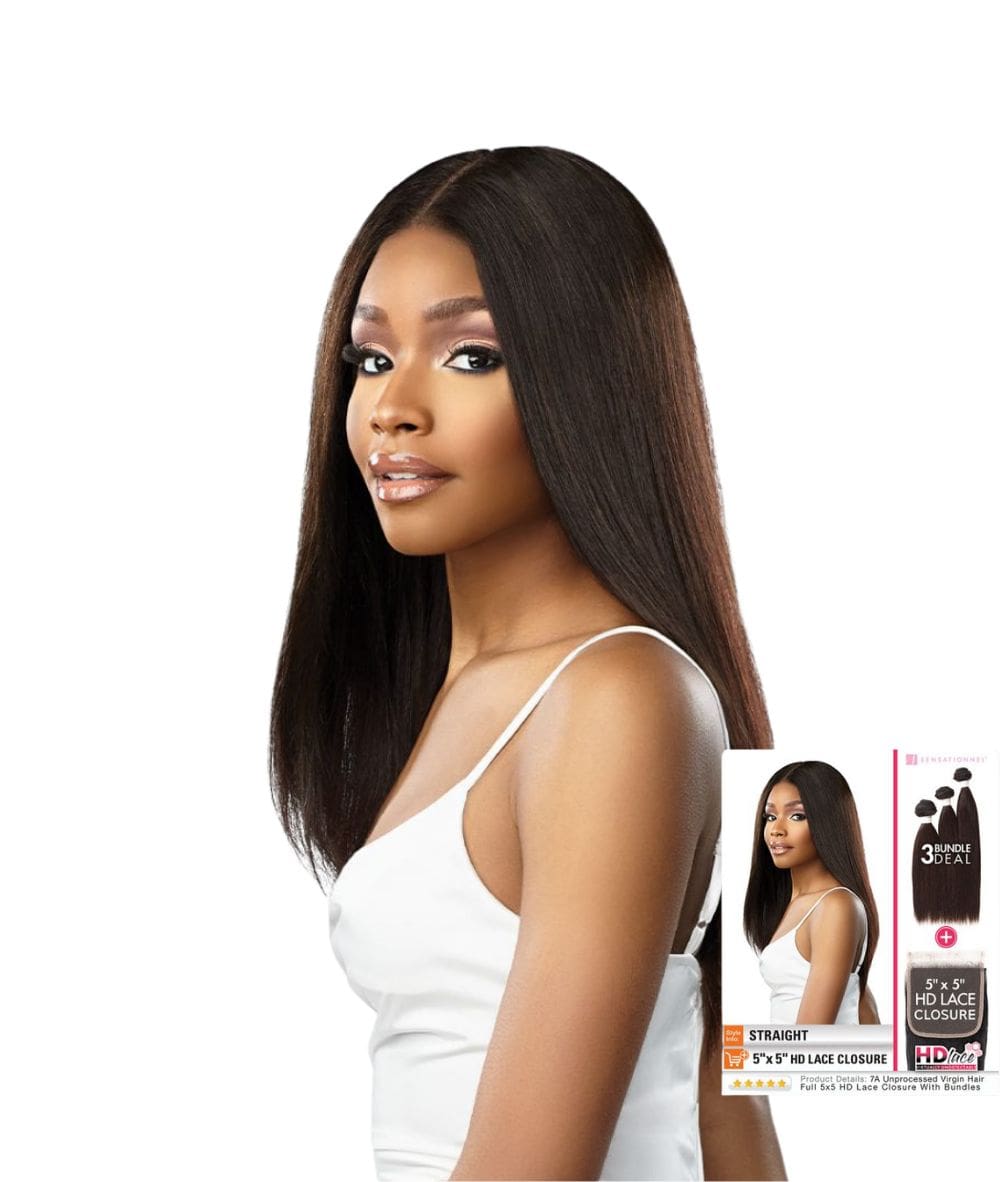 Sensationnel Bare&Natural 5X5 Lace Closure - Straght