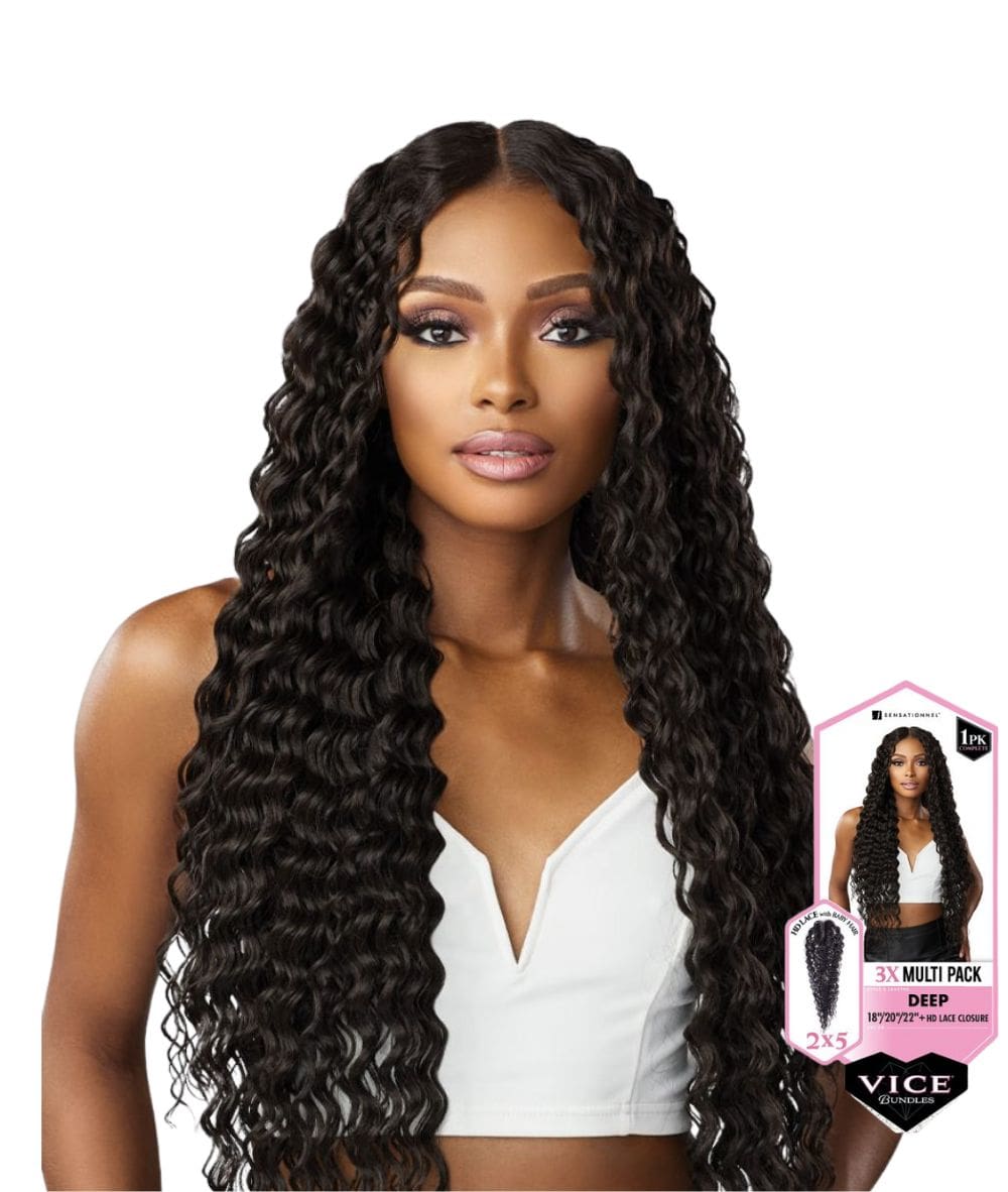 Sensationnel Vice Bundle 3X Multi-Deep, HAIR EXTENSIONS - Cloré Beauty