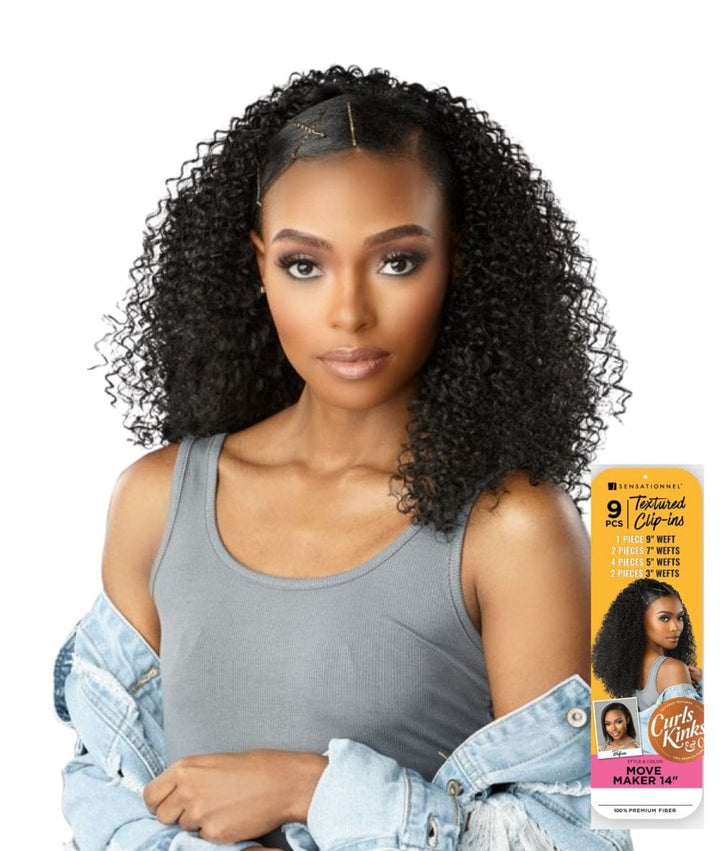 Sensationnel Curls Kinks & Co Clip-In Move Maker 14"