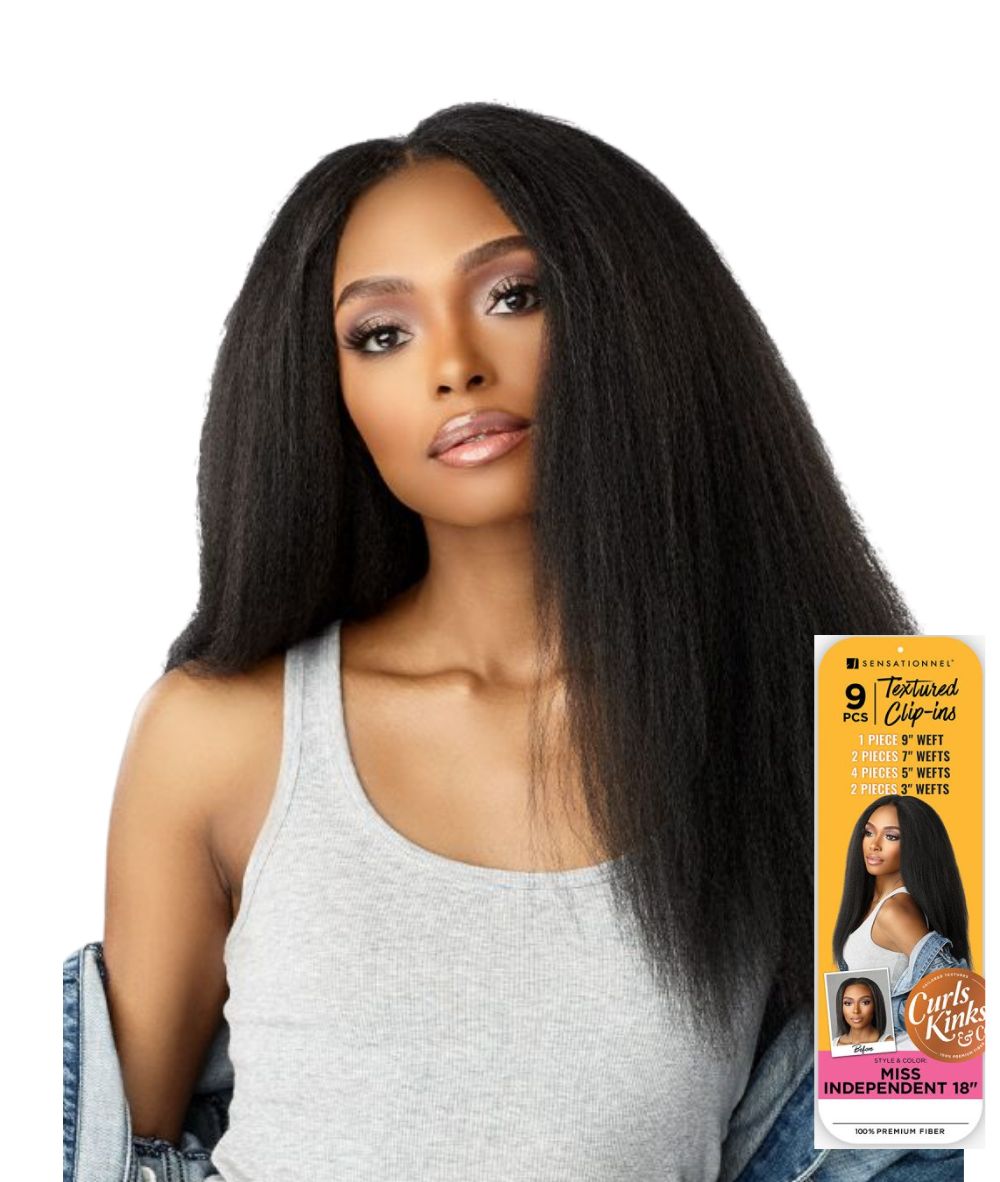 Sensationnel Curls Kinks & Co Clip-In Miss Independent 18 inch, HAIR EXTENSIONS - Cloré Beauty