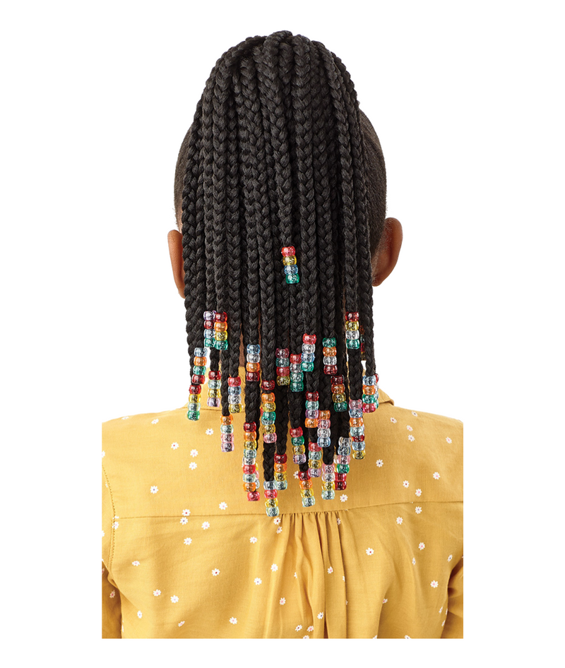 Outre Lil Looks Drawstring Ponytail Beaded Box Braids 12"