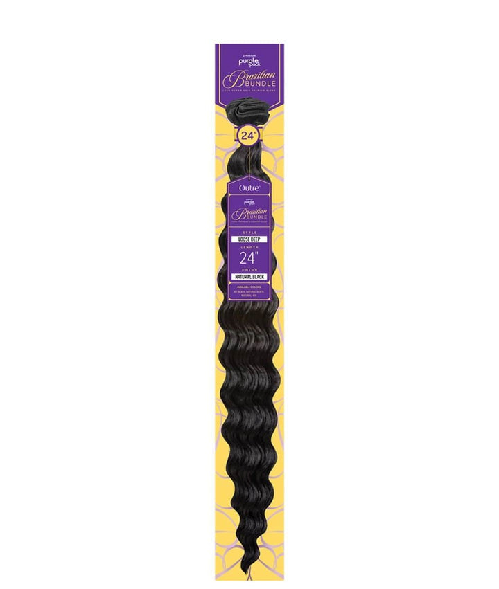 Purple Pack Brazilian Bundle Loose Deep