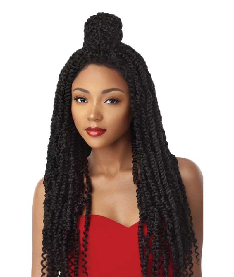 Outre X-Pression Twisted Up Lace Front Wig - 4X4 Passion Twist 28"