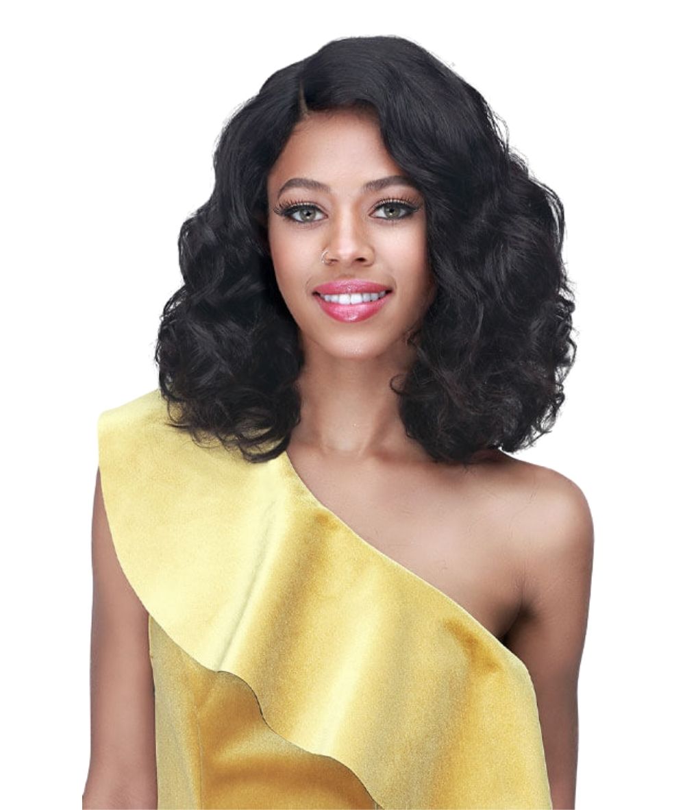 Bobbi Boss 100% Unprocessed Human Hair Lace Wig - MLHF57 Ansley, Wigs - Cloré Beauty