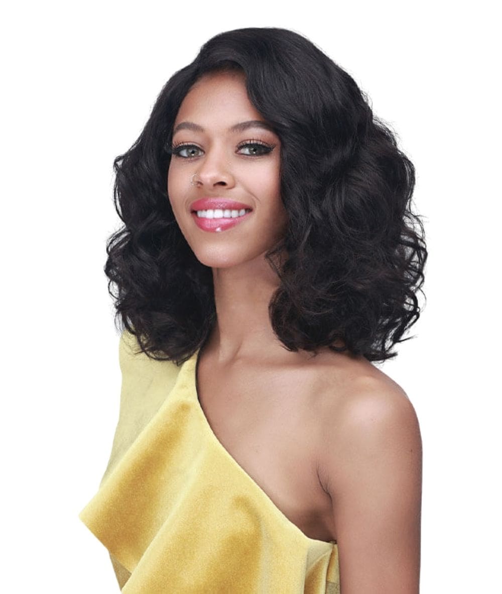 Bobbi Boss 100% Unprocessed Human Hair Lace Wig - MLHF57 Ansley, Wigs - Cloré Beauty