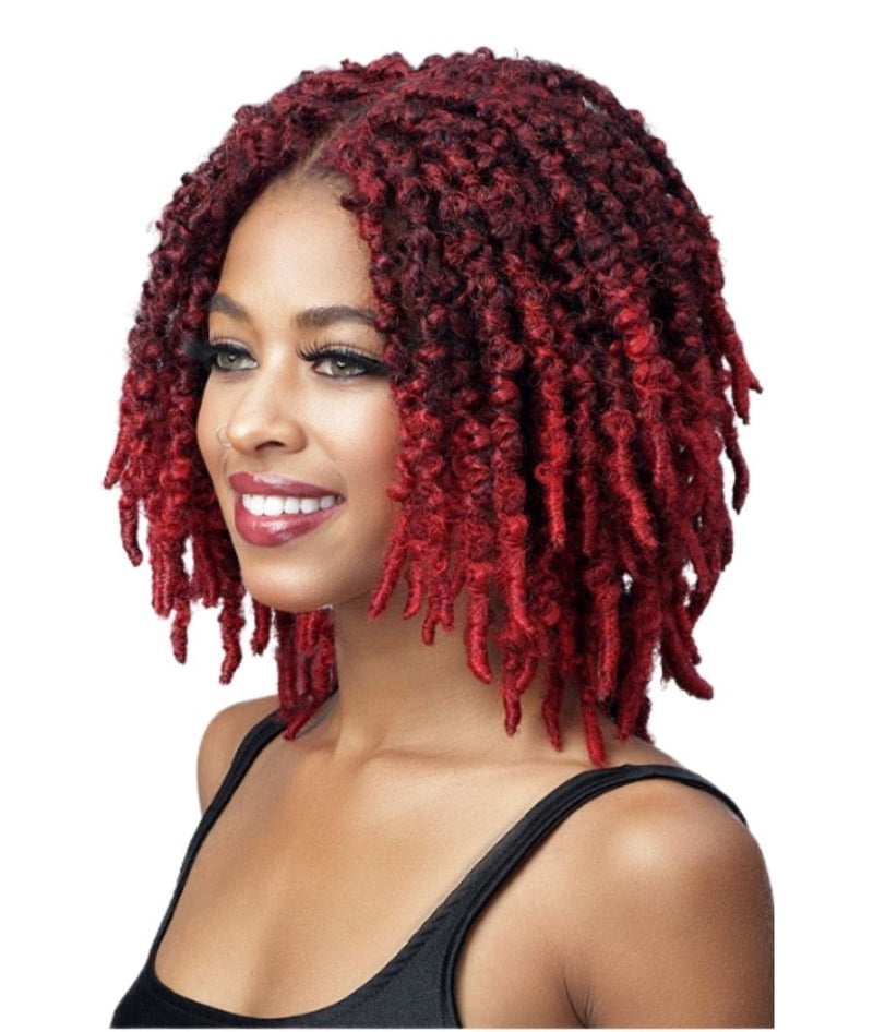 Bobbi Boss Butterfly Locs Premium Synthetic Lace Wig - MLF613 Calif 12"