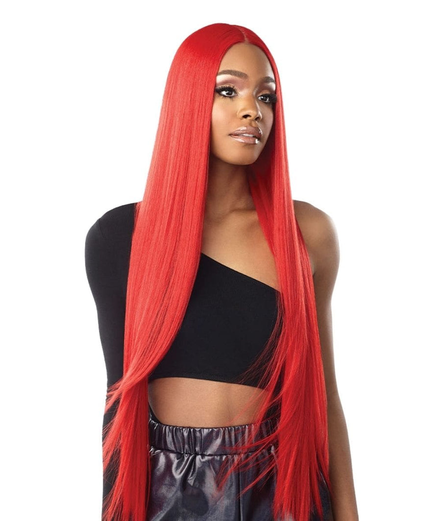 Dark Red Red Wig Toronto Sensationnel Empress Shear Muse Lace