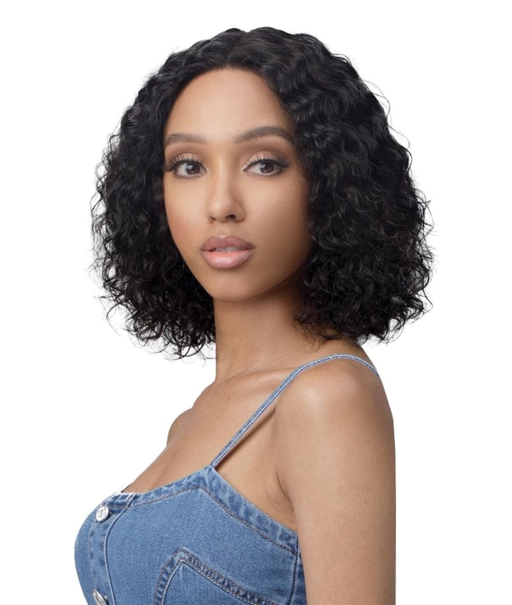 Bobbi Boss 100% Unprocessed Human Hair Lace Wig Tashana Black