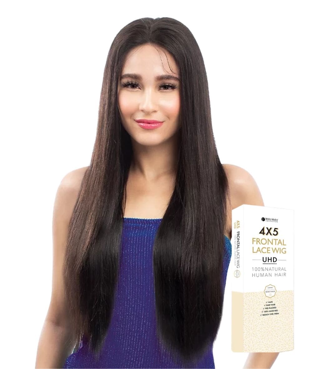 Sensual Vella Vella Whole Lace Natural Wig 4X5 Frontal -Straight, WIGS - Cloré Beauty