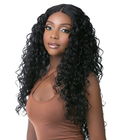 It'S A Wig 5G True Hd Human Hair Premium Mix Lace Wig - Deep Wave 28"