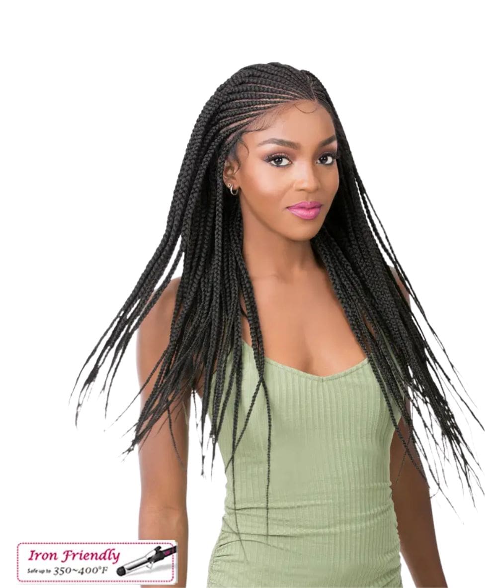 It's A Wig Lace Front Wig -Micro Cornrow Box Braid