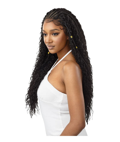 Outre 13X4 Lace Frontal Wig- Stitch Braid Ripple Wave 30"